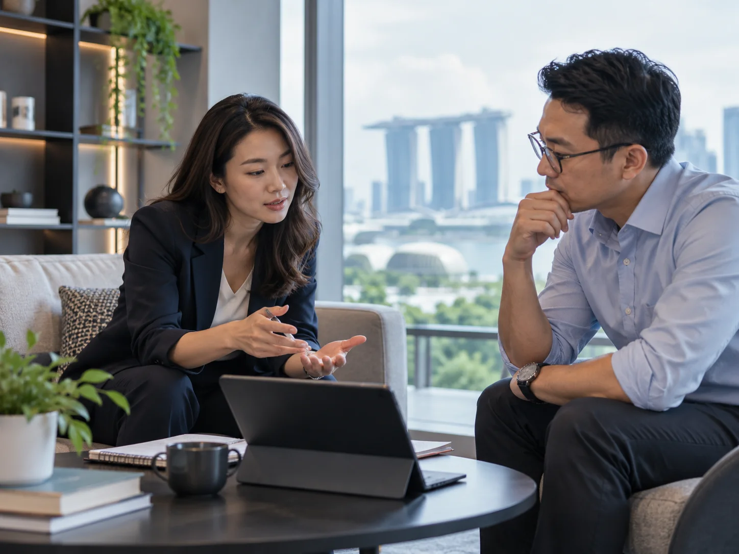 Illustrative business and technology discussion